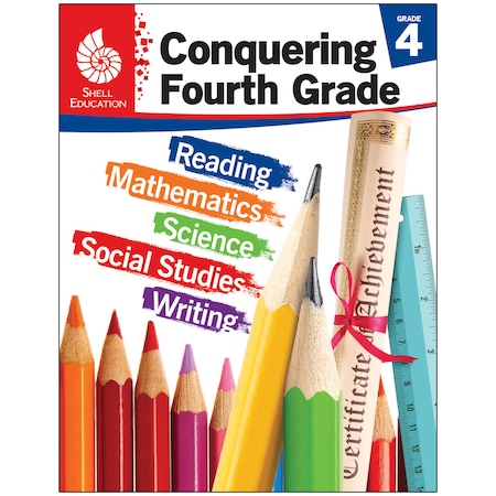 Shell Education Conquering Fourth Grade, Workbook 51623